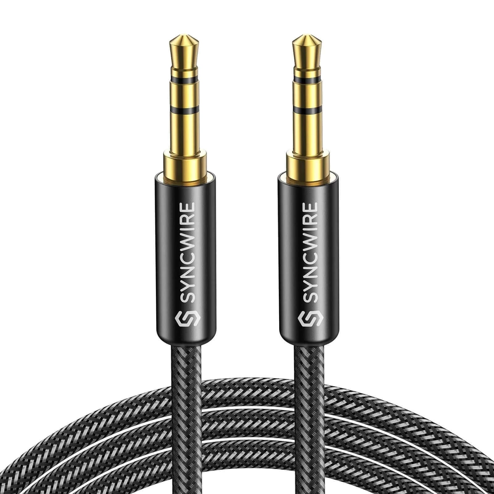 3.5mm-Auxiliary-Audio-Nylon-Braided-Cable