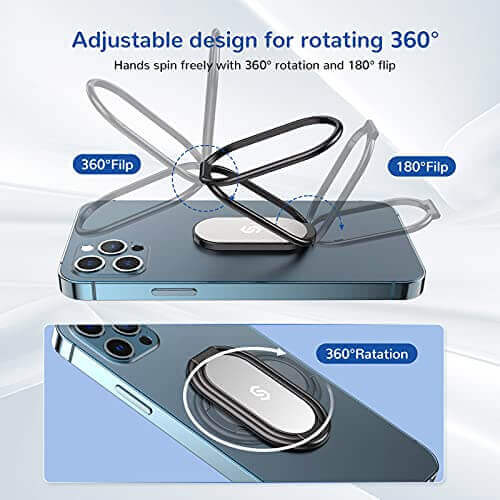 Cell Phone Ring Holder Stand 360 Degree Rotatable