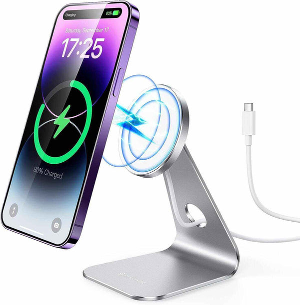 Magnetic Wireless Charging Stand Compatible With MagSafe Cases