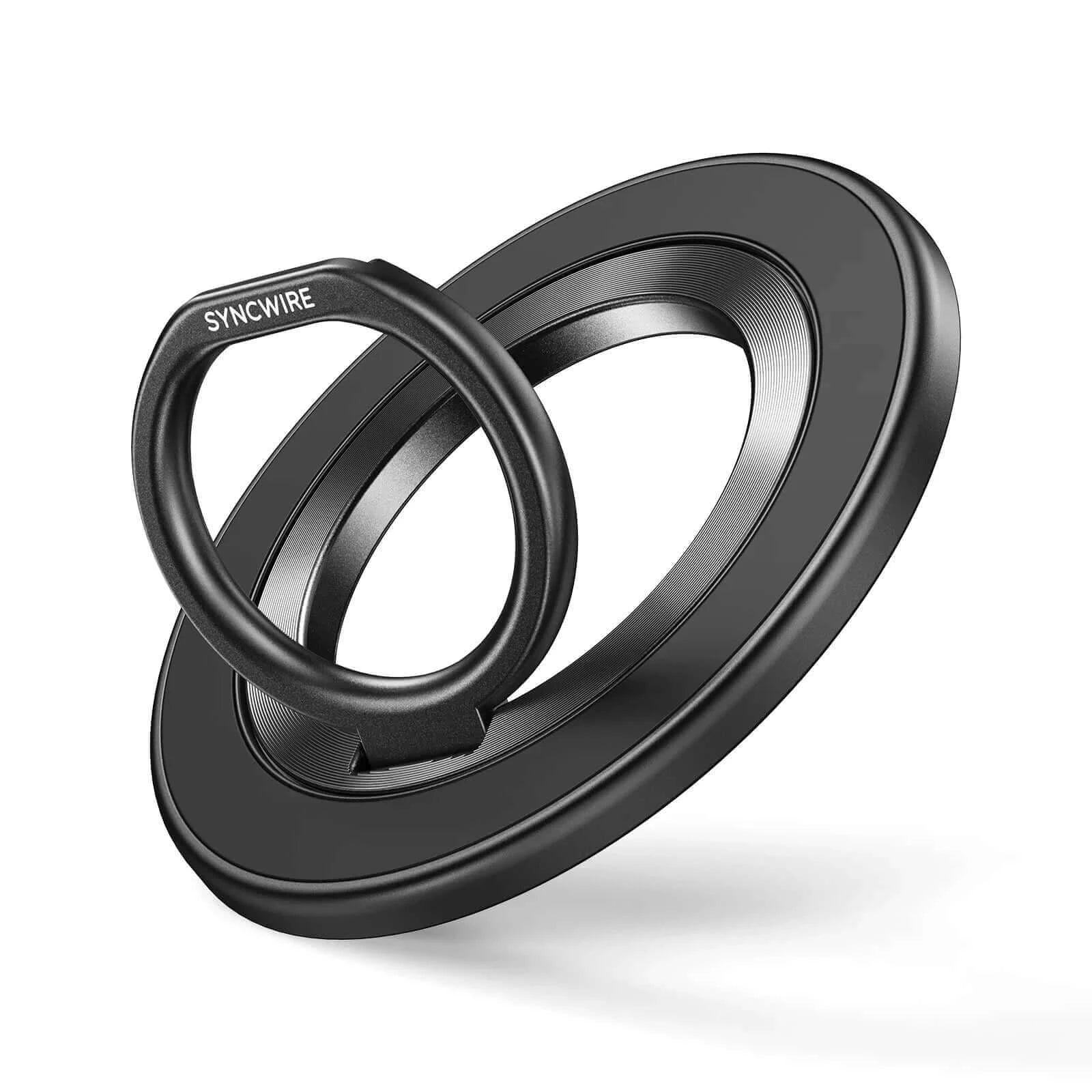 Magnetic-Phone-Ring-Holder-Black