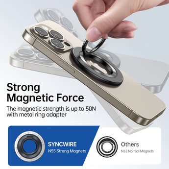 Upgraded Magnetic Phone Ring Holder